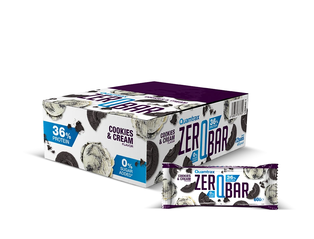 Zero QBar Black Cookies&Cream 12x60g