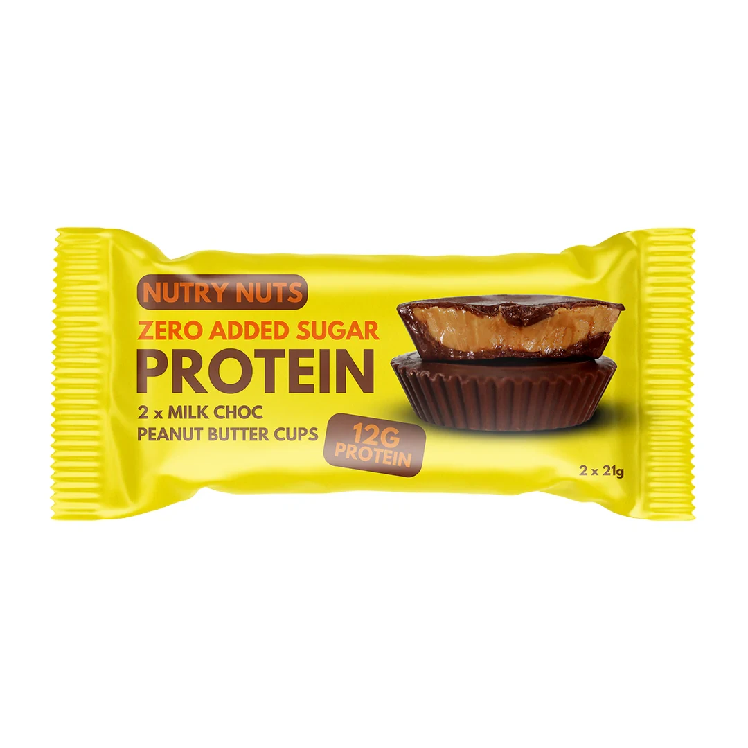 NUTRY NUTS MILK CHOC PEANUT CUPS 12X42G