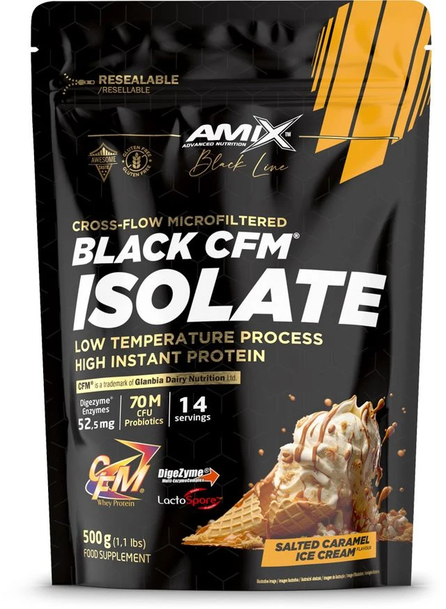 BLACK CFM ISOLATE SACO 500G CARAMELO SALADO