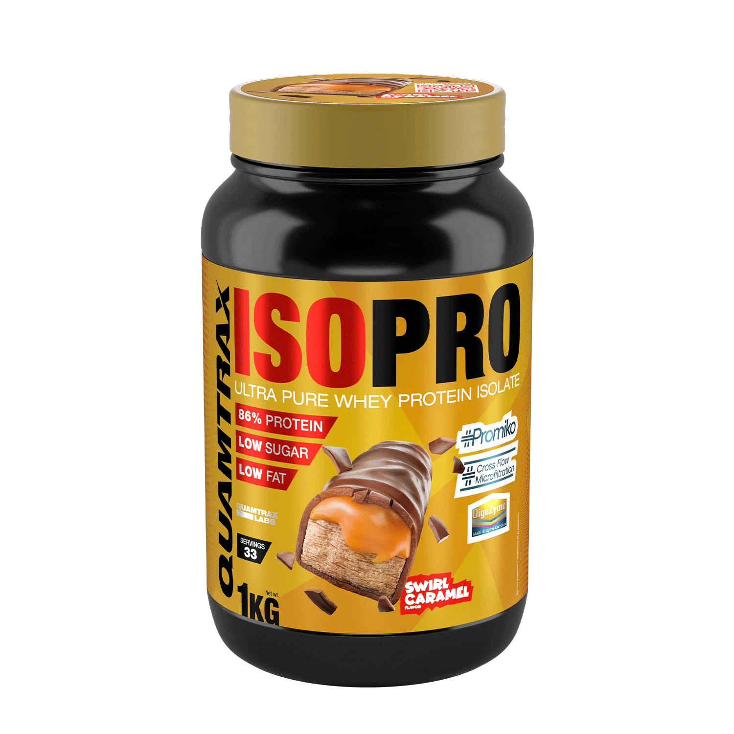 ISOPRO 1KG SWIRL CARAMEL