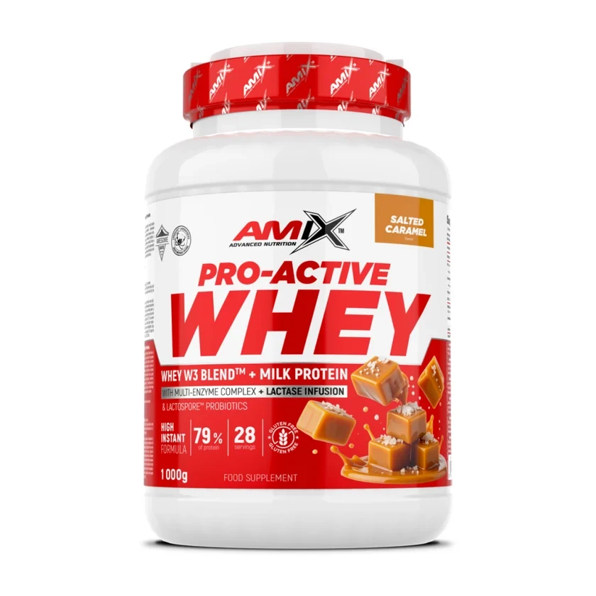 PRO-ACTIVE WHEY 1000G CARAMELO SALADO